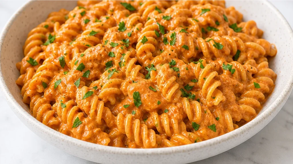 Easy Vegan Vodka Pasta Recipe - Discover the best vegan vodka pasta recipe! This 5-ingredient dish is unbelievably creamy, delicious, and ready in under 30 minu