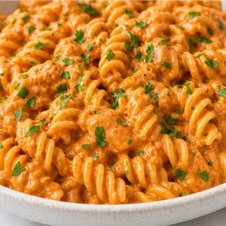 Easy Vegan Vodka Pasta Recipe - Discover the best vegan vodka pasta recipe! This 5-ingredient dish is unbelievably creamy, delicious, and ready in under 30 minu