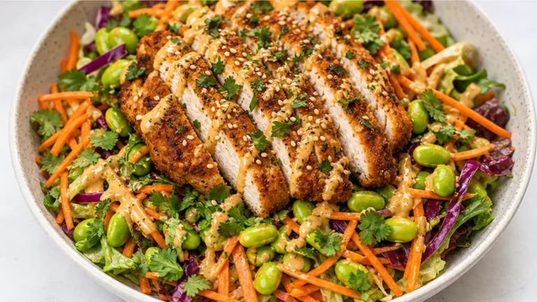 Crispy Asian Chicken Salad: Taste Explosion!