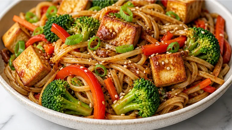 Tofu Stir Fry Noodles Recipe