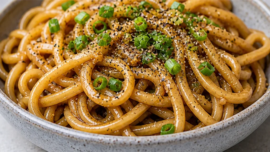 Simple Black Pepper Udon Noodles - Discover our delicious udon noodles recipe. Quick, easy, and packed with flavor. Perfect for a fast weeknight meal. Try this