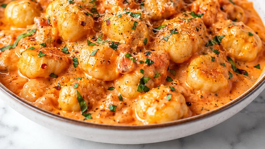 Ridiculous Gnocchi Bliss: Cheesy Vodka Sauce Perfection - baked gnocchi - Discover Ridiculous Baked Gnocchi with Vodka Sauce. Easy recipe ready in 30 minutes wi