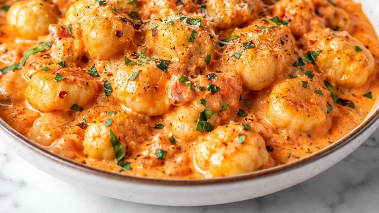 Ridiculous Gnocchi Bliss: Cheesy Vodka Sauce Perfection
