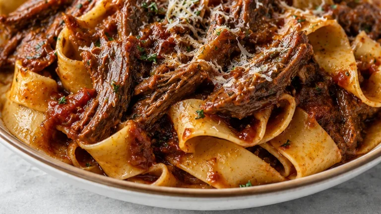 Rich & Hearty Beef Ragu Slow Cooker Magic!
