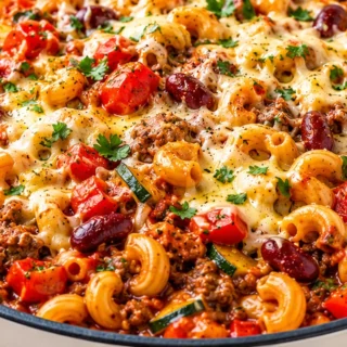 One-Pot Cajun Beef Pasta: Dinner Done Fast! - cajun pasta - Cajun pasta: make this flavorful one-pot meal in under 40 minutes. Easy cleanup, packed with beef, v