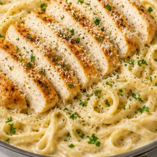 Creamy One-Pot Chicken Alfredo - One-pot chicken alfredo: Make this incredibly easy and delicious creamy pasta in under 30 minutes. Perfect for a quick weeknigh