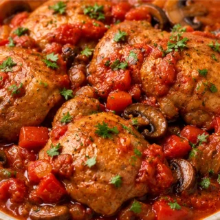 Instant Pot Chicken Cacciatore - Easy Dinner - Discover the best Instant Pot Chicken Cacciatore recipe! Easy, delicious, and ready in 30 minutes. Tender chicken