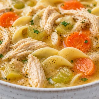 Creamy Chicken Noodle Soup for Cozy Nights - Discover the best creamy chicken noodle soup recipe! Easy to make, incredibly delicious, and perfect for a comforti