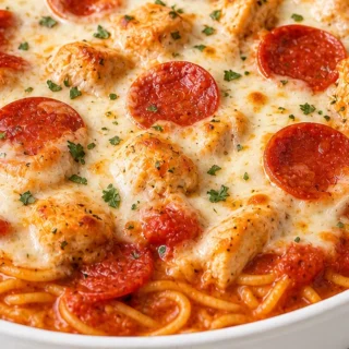 Cheesy Chicken Pizzaiola Dinner Dream - Discover the ultimate Chicken Pizzaiola recipe! Easy to make, baked with marinara, pepperoni, and melted cheese. Perfect