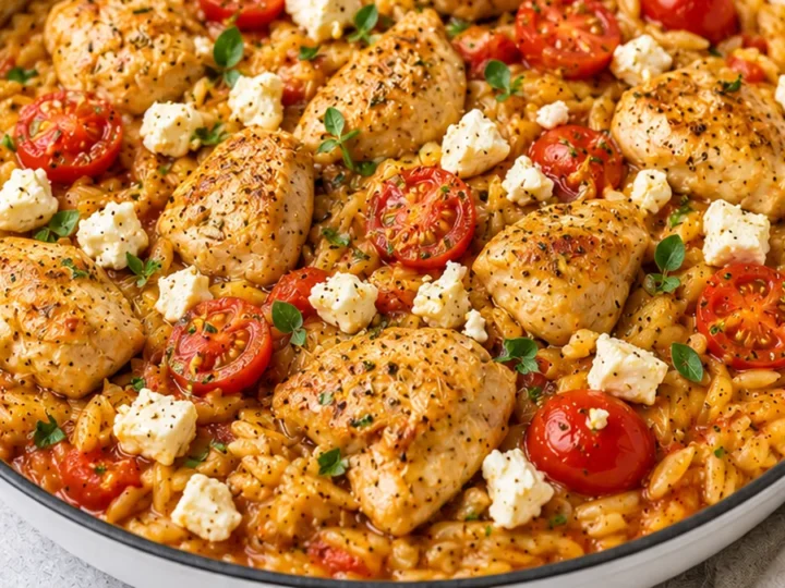 One-Pot Greek Chicken Risoni: Unforgettable Flavor!