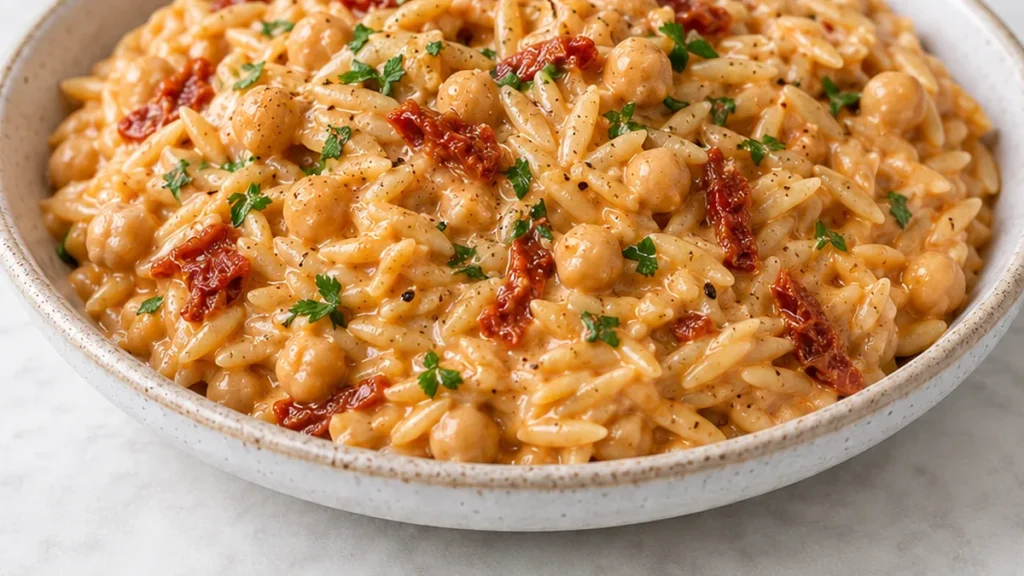 Marry Me Chickpeas & Orzo: Ultimate Comfort Food - chickpeas orzo - Discover the ultimate Marry Me Chickpeas and Orzo recipe! This creamy, flavorful dish with t