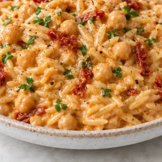 Marry Me Chickpeas & Orzo: Ultimate Comfort Food - chickpeas orzo - Discover the ultimate Marry Me Chickpeas and Orzo recipe! This creamy, flavorful dish with t