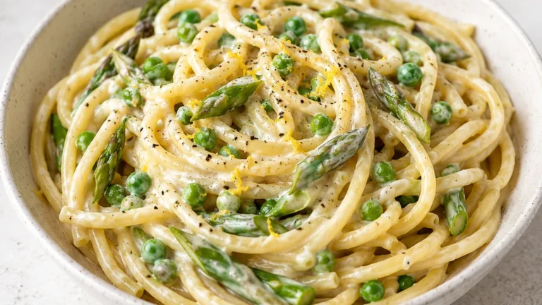Creamy Bucatini Dream! Easy Dinner