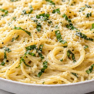 Creamy Garlic Butter Spaghetti Recipe - garlic spaghetti - Discover the best garlic spaghetti recipe! Easy, delicious, and ready in 25 minutes. Packed with fres