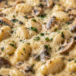 Creamy Mushroom Gnocchi Dream! - gnocchi mushroom - Discover the ultimate creamy gnocchi with mushrooms recipe. Easy to make, ready in 30 minutes with rich, gar