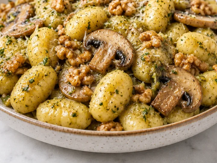 Gnocchi Nirvana: Walnut Pesto Dream!