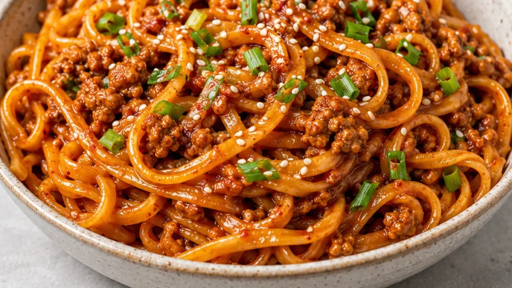 Gochujang Noodles: Viral Sensation Recipe - Discover these viral Gochujang Noodles with tender chicken! A quick and easy recipe with a perfect balance of spicy,