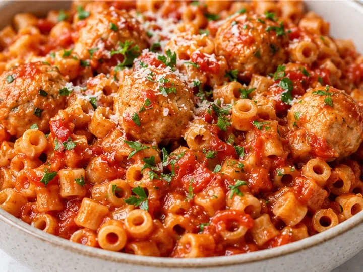 15-Minute Instant Pot Pasta & Meatballs!