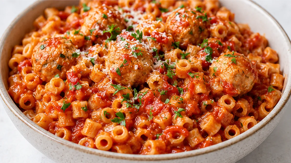 15-Minute Instant Pot Pasta & Meatballs! Discover the ultimate Instant Pot pasta with meatballs! Quick, easy, and incredibly delicious, ready in under 30 minute
