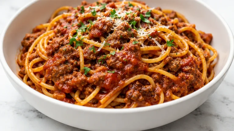 Instant Pot Spaghetti: Dinner in 15 Minutes!