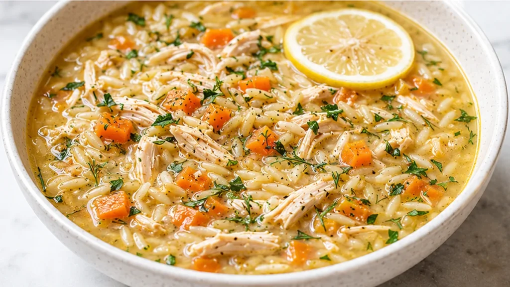 Lemon Chicken Orzo Soup - SO GOOD! Discover this ultimate Lemon Chicken Soup recipe! Packed with orzo and tender chicken, it's a delicious and comforting meal r