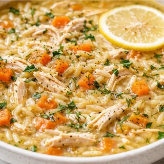 Lemon Chicken Orzo Soup - SO GOOD! Discover this ultimate Lemon Chicken Soup recipe! Packed with orzo and tender chicken, it's a delicious and comforting meal r