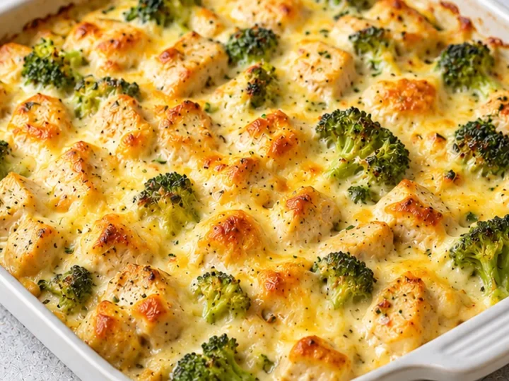 Cheesy Chicken Broccoli Bake Recipe!