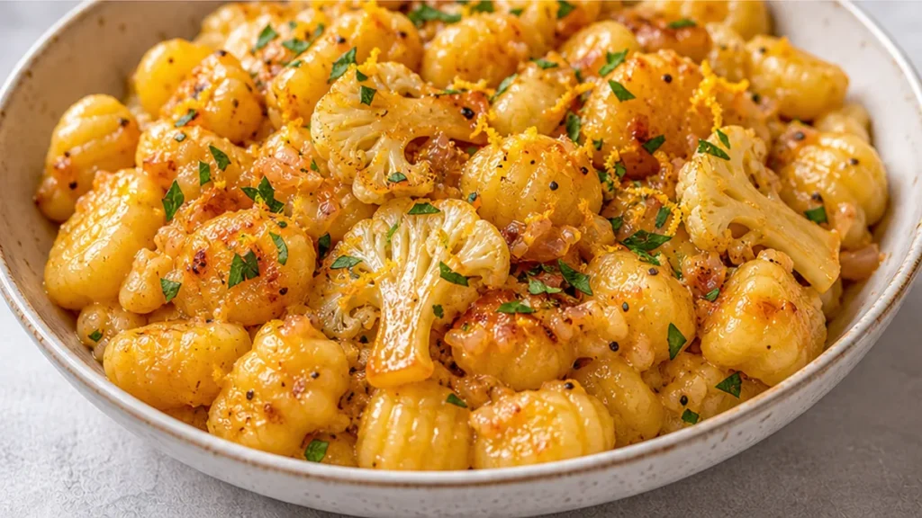 Orange Cauliflower Gnocchi: A Flavor Explosion - orange gnocchi - Discover our delightful orange gnocchi recipe. Easy to make, bursting with citrus flavor and c