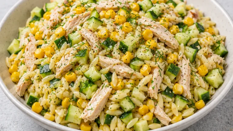 ️ Zippy Orzo Summer Salad Recipe