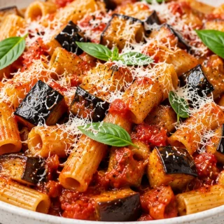 Pasta alla Norma: Delicious Eggplant Pasta - Pasta alla Norma: enjoy this delicious and comforting eggplant pasta, packed with rich flavors and simple ingredien