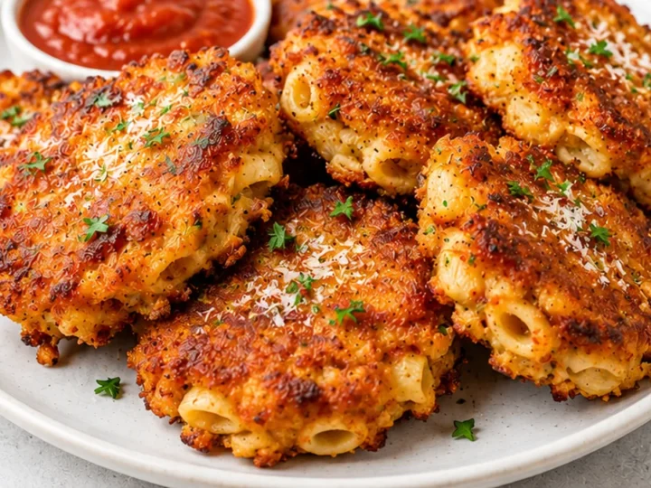 Crispy Leftover Pasta Fritters – No Waste Meal!
