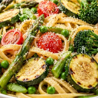 Pasta Primavera: The BEST Spring Veggie Feast! Pasta Primavera: Make this vibrant and creamy spring vegetable pasta dish in under 30 minutes. Easy recipe with f
