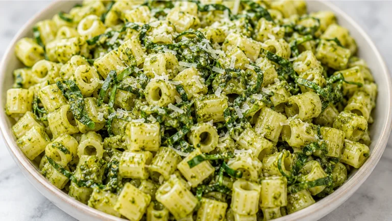Easiest 5-Ingredient Green Pasta Salad EVER!