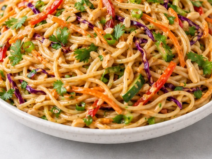 The BEST Peanut Noodle Salad Ever!