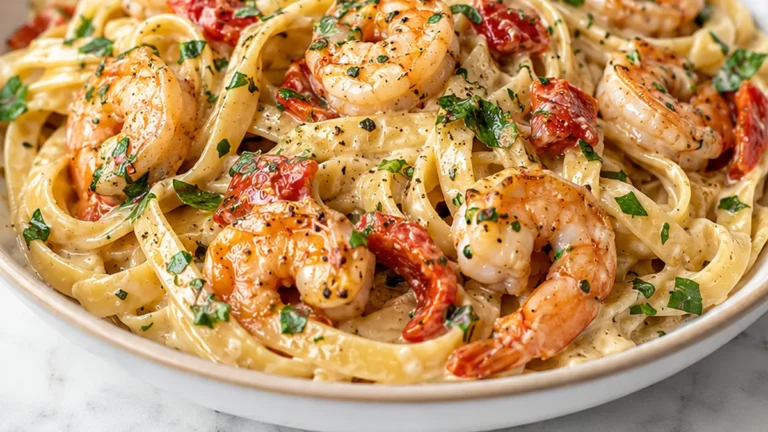 Creamy Shrimp Fettuccine That’ll Make You Sing!