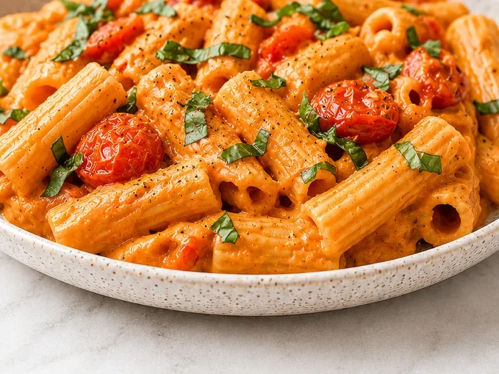 Creamy Vegan Red Pepper Pasta