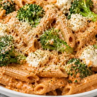 Creamy Tomato Ricotta Broccoli Pasta - ricotta pasta - Ricotta pasta: Make this simple and creamy tomato ricotta pasta with broccoli in under 30 minutes. A perf