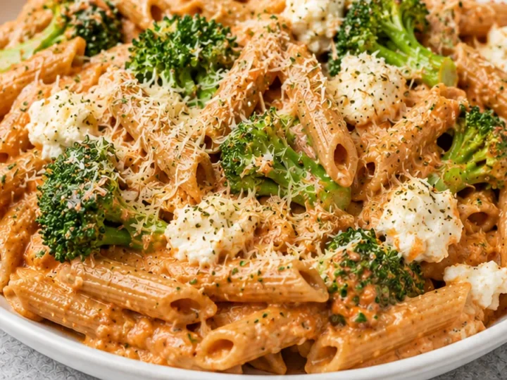 Creamy Tomato Ricotta Broccoli Pasta