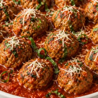 15-Minute Sausage Meatballs: Dinner DONE! Sausage meatballs: Make these quick and easy meatballs in just 15 minutes! Perfectly juicy and smothered in rich tomat