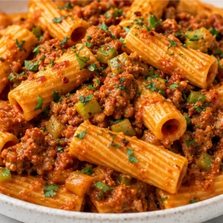Spicy Sausage Rigatoni: Your New Weeknight Obsession! Discover this incredible Sausage Rigatoni recipe! Packed with spicy Italian sausage and a rich tomato sauc