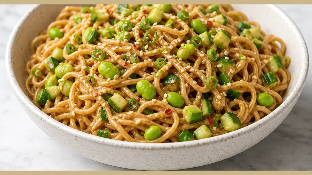 Quick 15-Min Sesame Noodle Bowls - sesame noodles - Discover the ultimate 15-minute sesame noodle bowl recipe! Quick, easy, and packed with flavor for perfect m