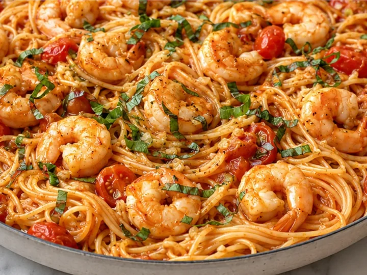 Capellini Pomodoro with Shrimp: Pure Bliss!