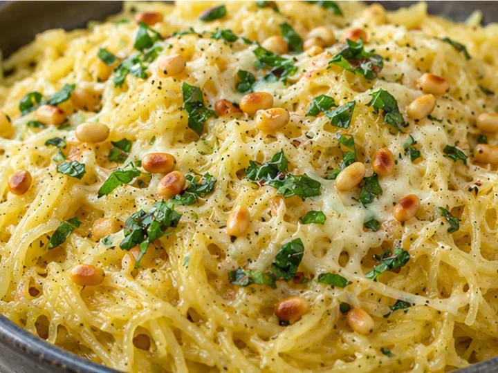 Spooky Garlic Spaghetti Squash Recipe