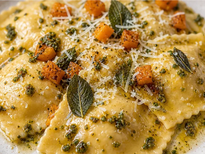 Jaw-Dropping Jumbo Butternut Squash Ravioli!