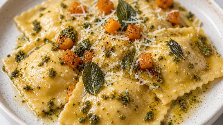 Jaw-Dropping Jumbo Butternut Squash Ravioli!