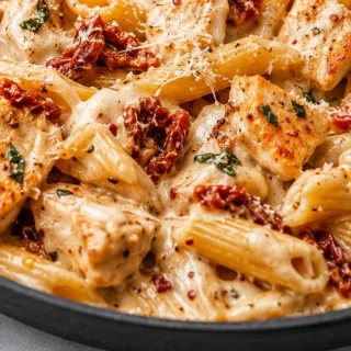 Ultimate Sun Dried Tomato Chicken Pasta - Discover the best Sun Dried Tomato Pasta recipe! Easy to make with tender chicken, creamy sauce, and spinach. Ready in