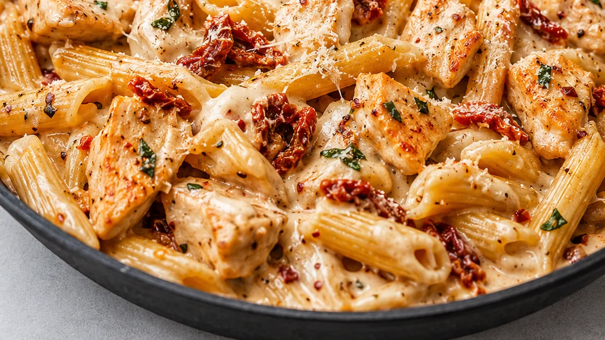 Ultimate Sun Dried Tomato Chicken Pasta - Discover the best Sun Dried Tomato Pasta recipe! Easy to make with tender chicken, creamy sauce, and spinach. Ready in