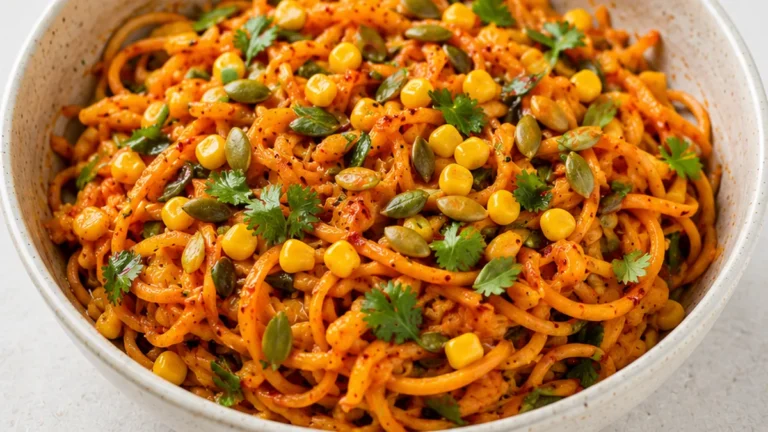 Spicy Sweet Potato Noodles: Flavor Bomb!