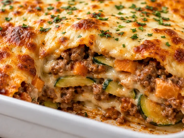 Sausage Sweet Potato Zucchini Lasagna Bliss