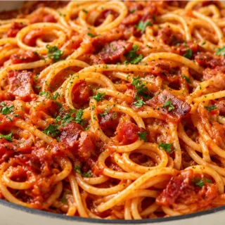 Crispy Bacon Tomato Pasta - Insanely Delicious! - bacon pasta - Bacon pasta: Whip up this incredibly delicious and quick pasta dish in under 30 minutes. Crispy